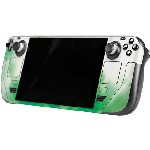 Justice League Team Power Up Green Steam Deck Handheld Gaming Computer Skin